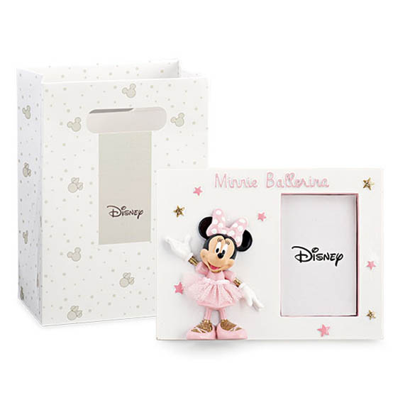 Bomboniere  Disney cornice portafoto con sacchettino nuova linea 2020 Minnie ballerina