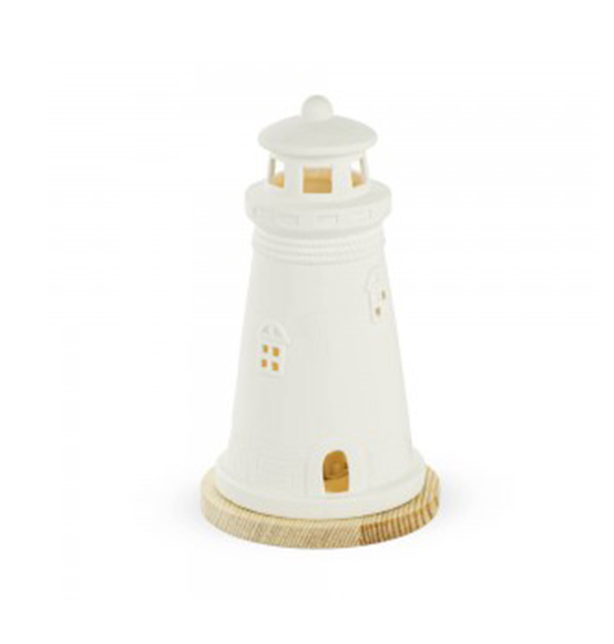 Bomboniera Lampada LED Faro in porcellana e base in legno, Scatole  Discount.it - Trasparenti, in cartone, portabottiglie, portaconfetti,  nastri, bomboniere e ragali