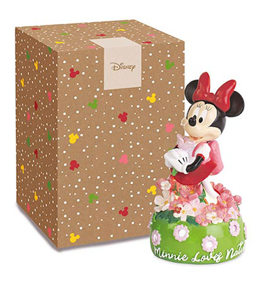 Lampada Disney Minnie con fiori include scatola regalo cm. 9X17,5