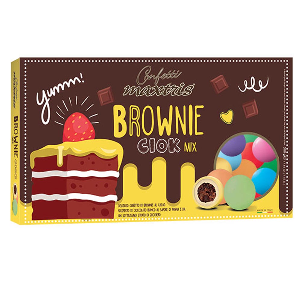 Confetti maxtris party Brownies mix colorati 500 Gr