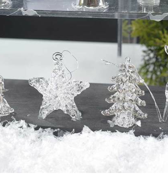 Decorazioni natalizie in vetro da appendere, Scatole Discount.it -  Trasparenti, in cartone, portabottiglie, portaconfetti, nastri, bomboniere  e ragali