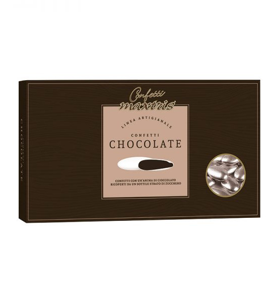 Confetti maxtris linea artigianale cioccolato fondente ARGENTO 1kg.
